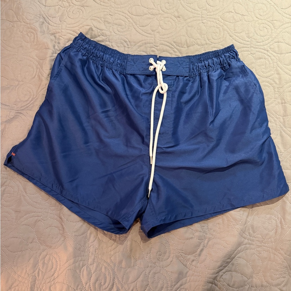 2xist Blue Swim Trunks with Adjustable Drawstring